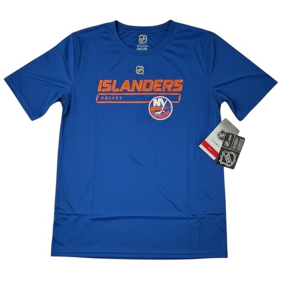 NHL Youth New York Islanders Blue Performance T-Shirt Size XL 18/20 | Licensed - Picture 1 of 5